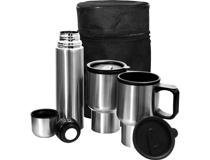 Travel Mug w/ Thermo Set & Carrying Case
