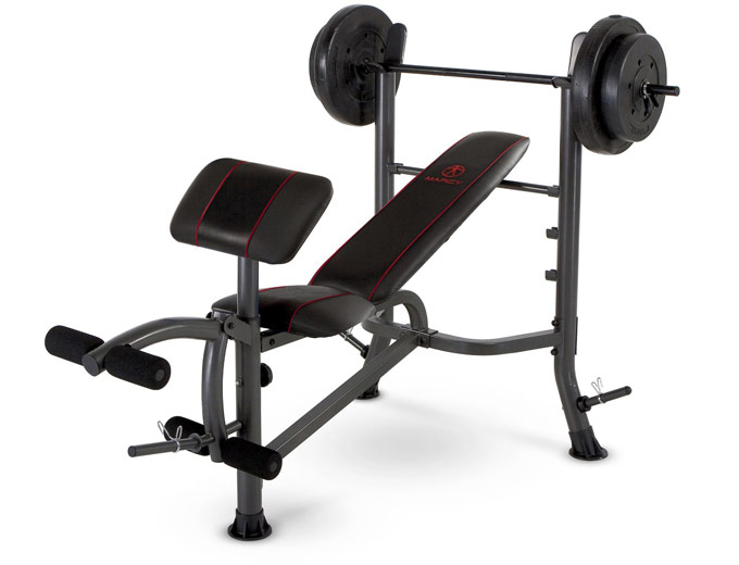 Marcy Weight Bench with 80LB Weight Set