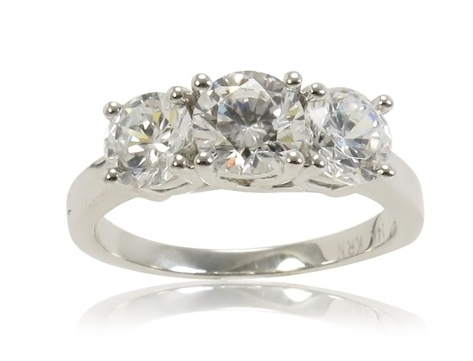 $5,000 off 2 cttw 3-Stone Certified Diamond Ring