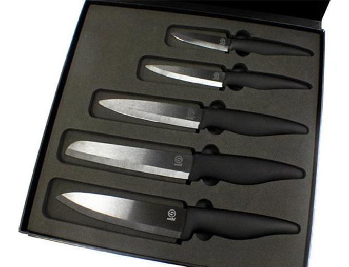 Seda Ultra Sharp 5-Pc Ceramic Knife Set