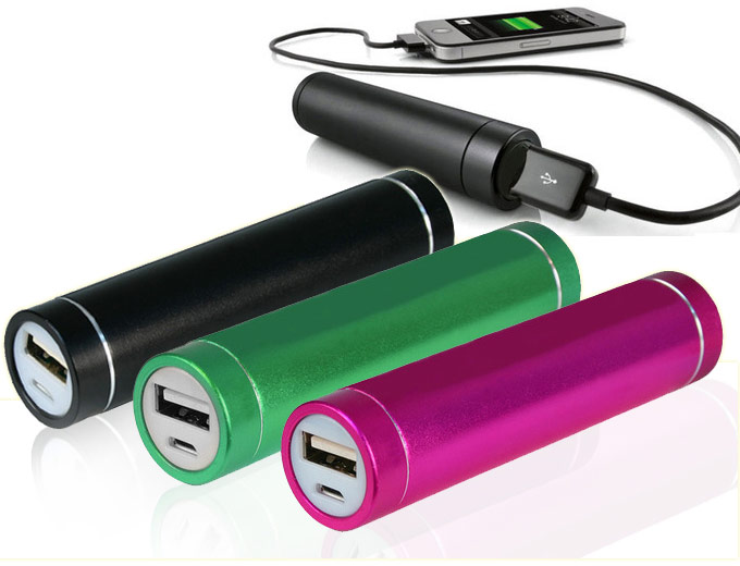 2-Pack: 2,600mAh Power Bank Chargers