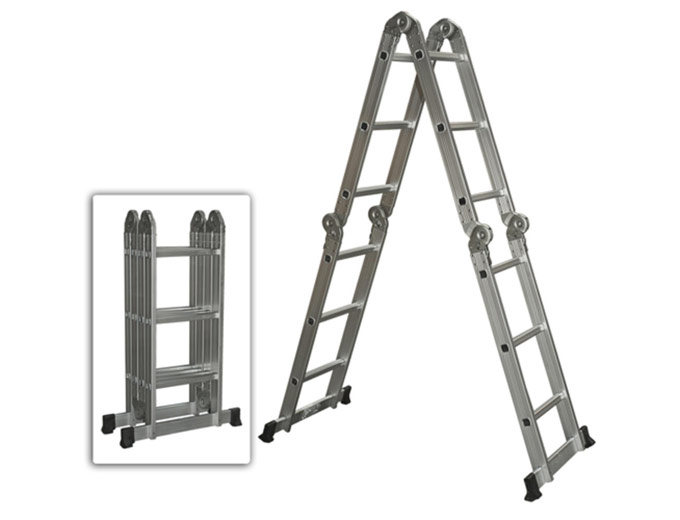 Multi Purpose Aluminum Folding Step Ladder
