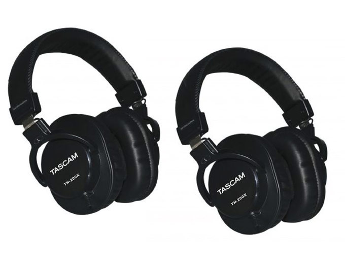 2-Pack TASCAM TH-200X Pro Headphones