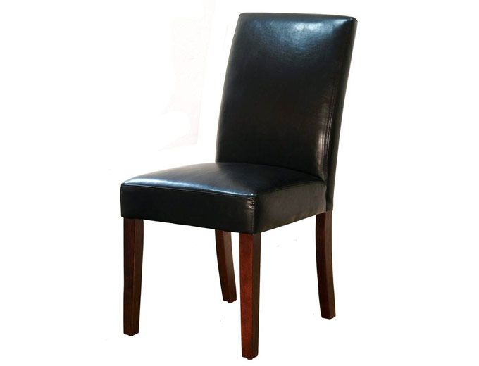 Brexley Parson Leather Chair in Espresso