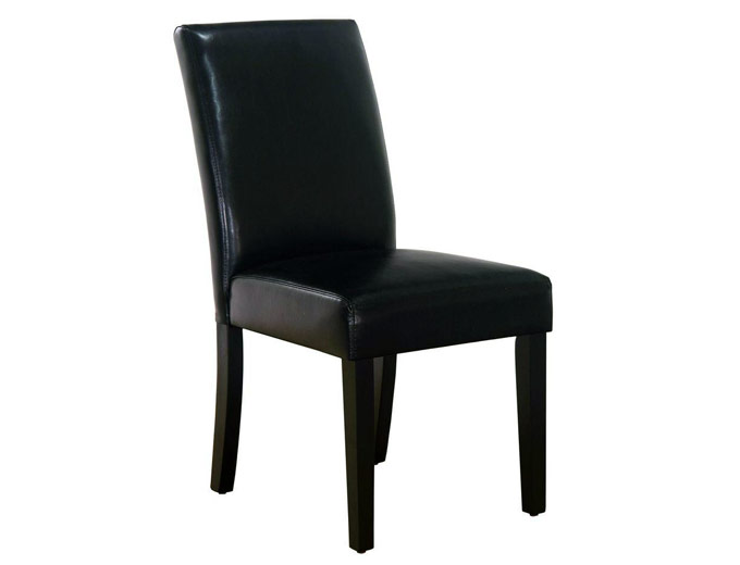 Brexley Parson Black Leather Chair