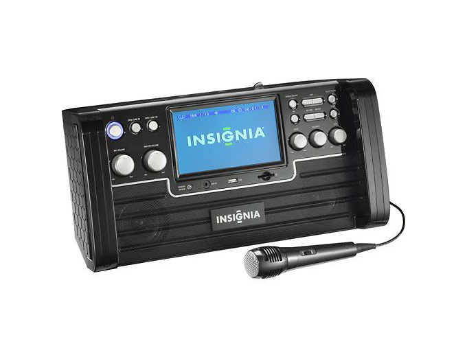 Insignia CD+G Karaoke System with Monitor