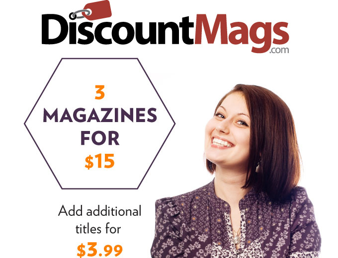 Deal: 3 Magazine Subscriptions for $15