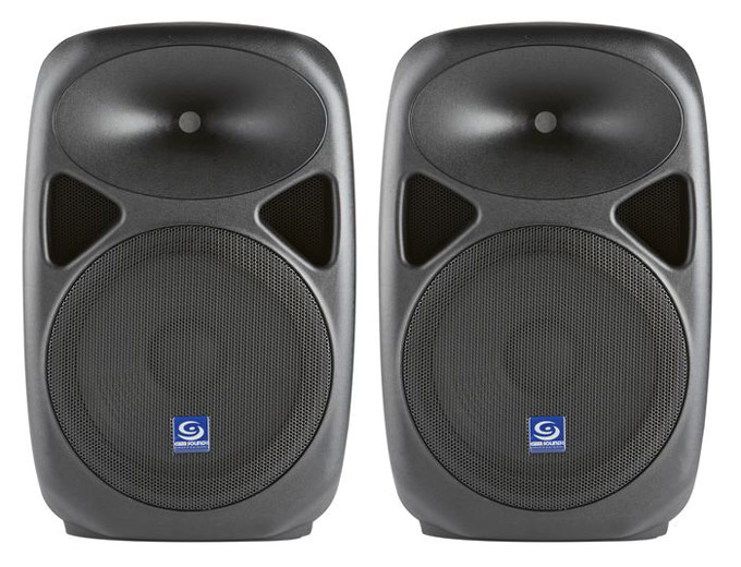 Gem Sound PXB120USB 12" Powered Speakers