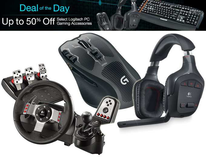 Up to 50% off Logitech PC Gaming Accessories