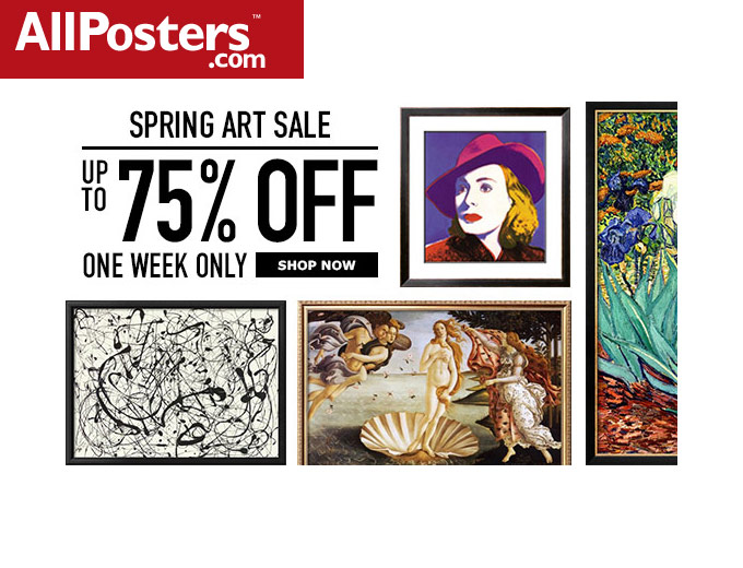 Allposters Spring Art Sale - Up to 75% off
