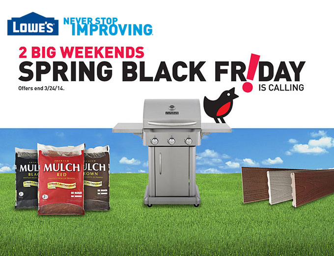 Lowes Spring Black Friday 2 Week Sale Event Tons of Great Deals