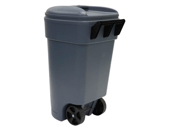 United Plastics 50 Gallon Trash Can