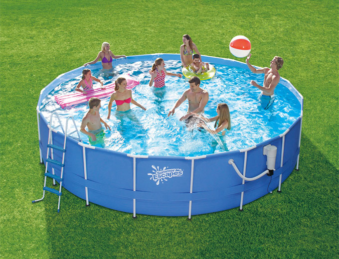 Summer Escapes 18 ft. x 48 in. Pool Set