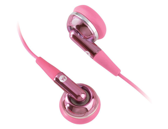 Motorola MotoROKR "Tickle Me Pink" Headset