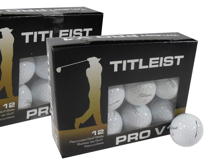 12-Pk Titleist Pro V1 Recycled Golf Balls