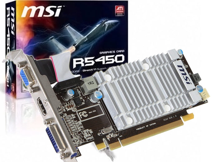 MSI Radeon HD 5450 1GB Video Card