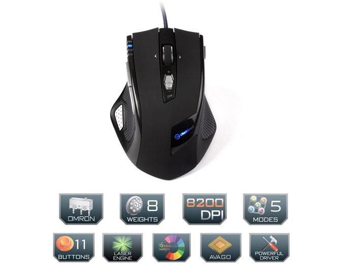 UtechSmart 8200 DPI Laser Gaming Mouse