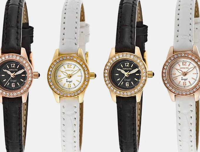Invicta Angel Leather Women's Watches