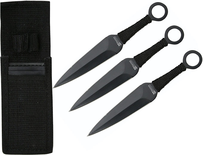 Whetstone San Trio Ninja Kunai Knife Set