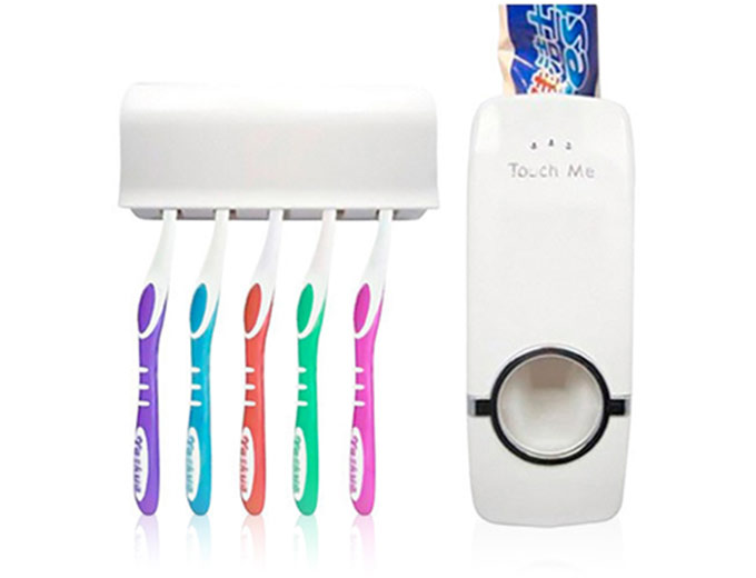 Touch-Activated Toothpaste Dispenser