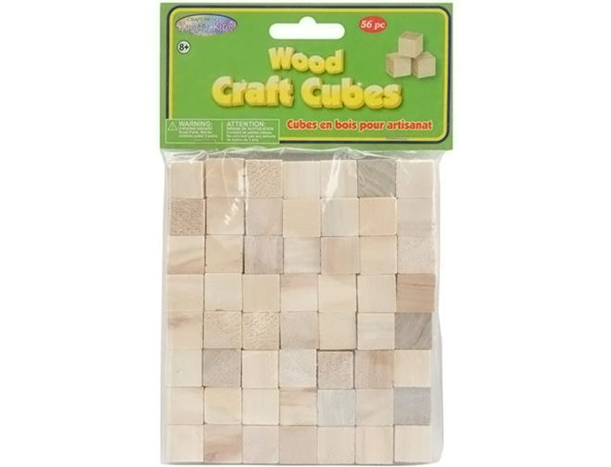 Craftwood Natural Wooden Cubes