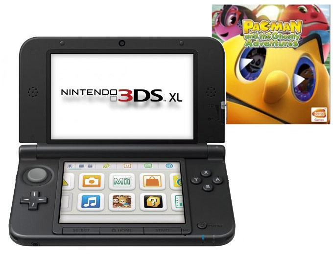 Nintendo 3DS XL Bundle with Pac-Man Game