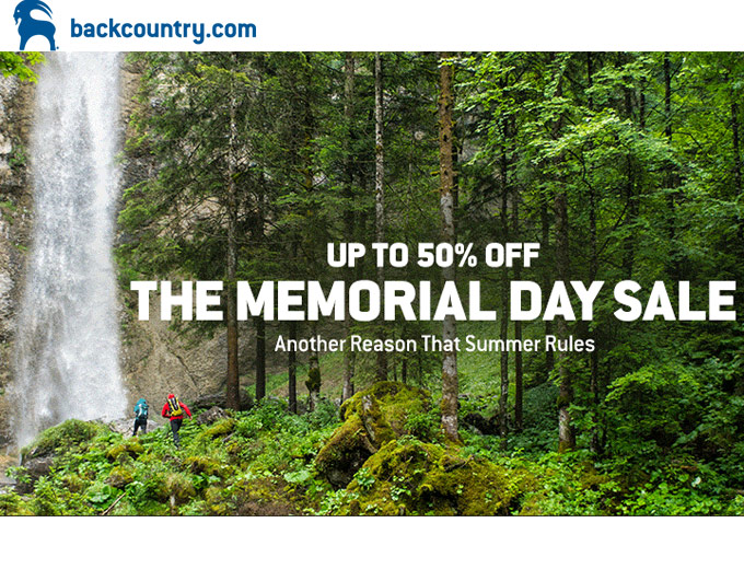 Backcountry Memorial day Sale - Up to 50% off