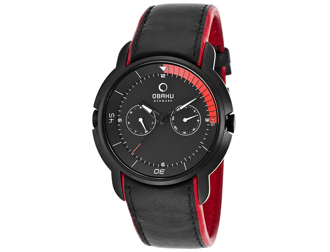 Obaku Harmony V141GBBRB Leather Watch