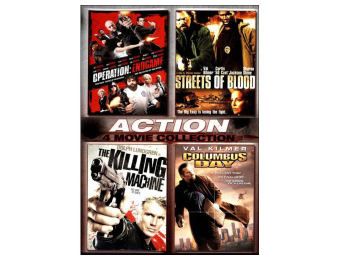Action 4 Disc DVD Set