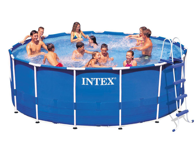 Intex 15' x 48" Metal Frame Swimming Pool