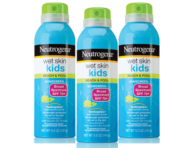 3-Pack Neutrogena Wet Skin Kids Sunscreen