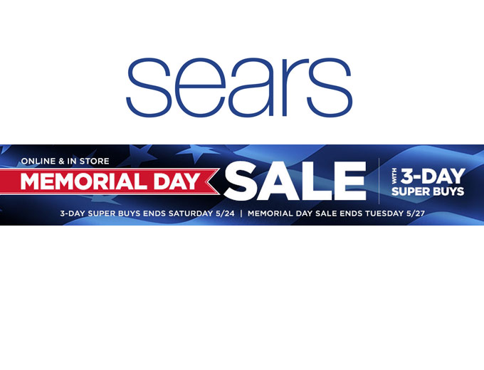 Sears Memorial Day Super Sale