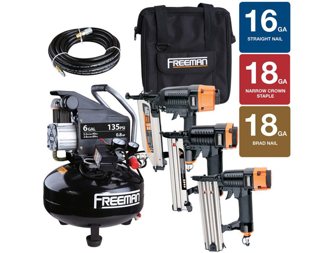 Freeman Finish/Trim Compressor Combo Kit
