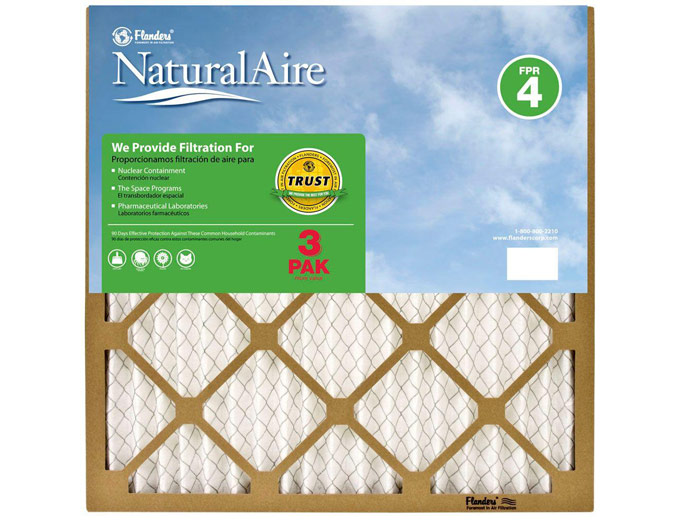 NaturalAire 20"x20"x1" Standard Air Filter