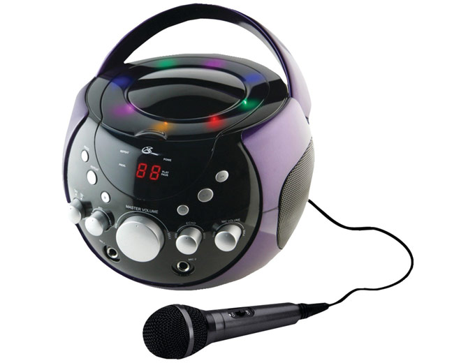 GPX J082PR Portable Karaoke Player