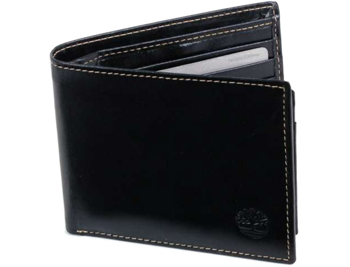 Timberland Leather Passcase Bifold Wallet