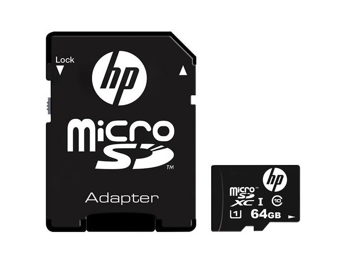 HP 64GB microSDXC Class 10 Memory Card