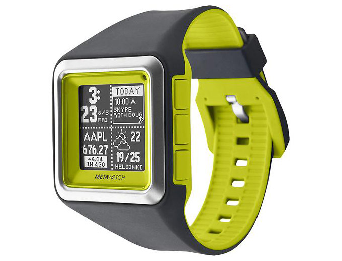 MetaWatch STRATA Optic Green Smartwatch