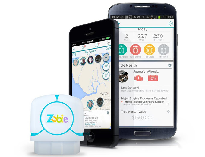 Zubie Vehicle Tracking & Diagnostic Device