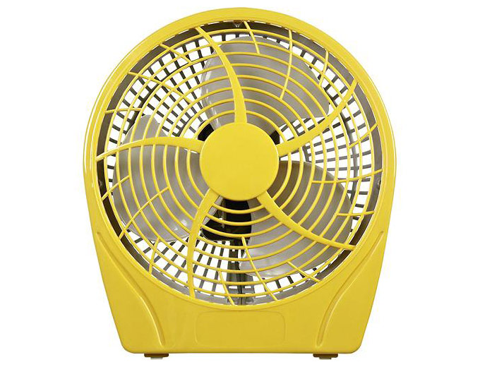Dynex DX-FANT12-Y 9" Table Fan - Yellow