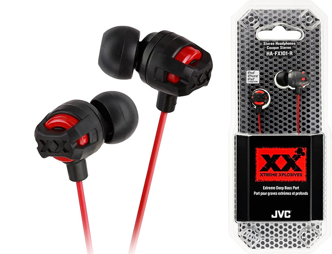 JVC HA-FX101VR Xtreme Xplosive Headphones