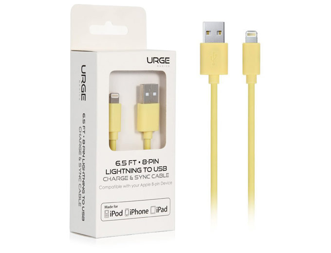 Urge Basics Apple 6.5' Lightning Cable