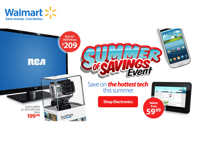 Walmart Summer of Savings Event - Great Deals