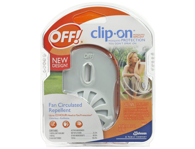 Off! Mosquito Repellent Clip On Fan