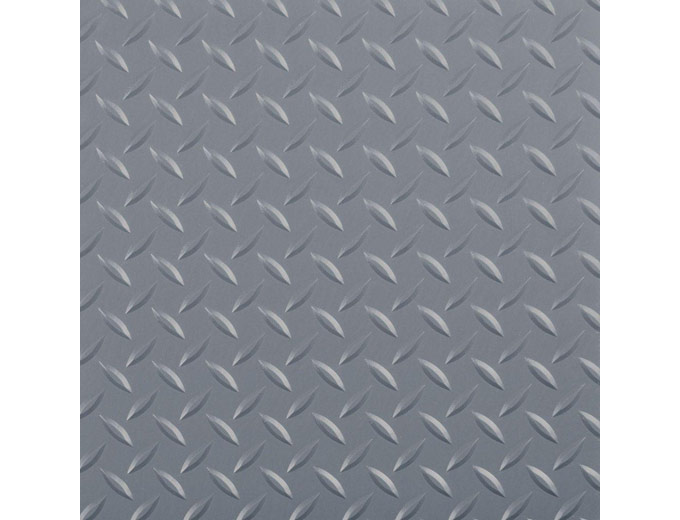 Diamond Tread Grey Garage Floor Cover