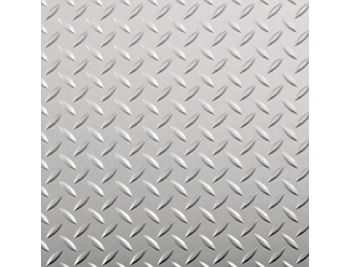 Diamond Tread Silver Garage Floor Cover