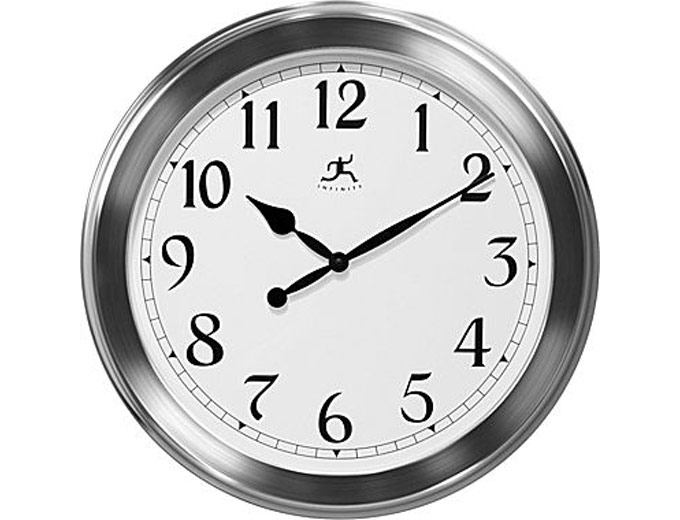 Infinity Instruments The Argent Wall Clock
