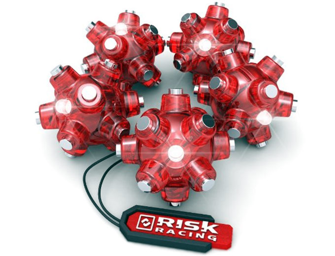 Risk Racing Red Magnetic Light Mines