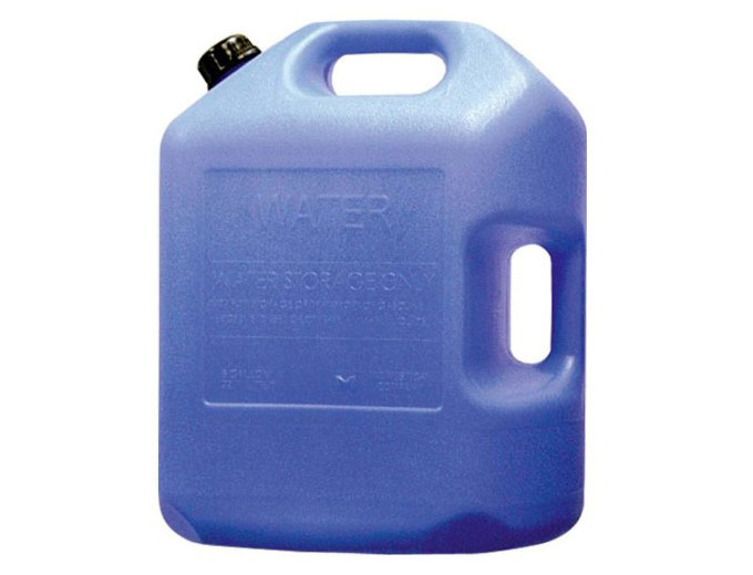 Midwest Can Company 6 Gal Blue Water Can
