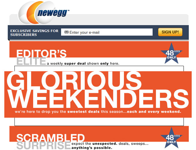 Newegg 48 Hour Weekend Sale - Great Deals